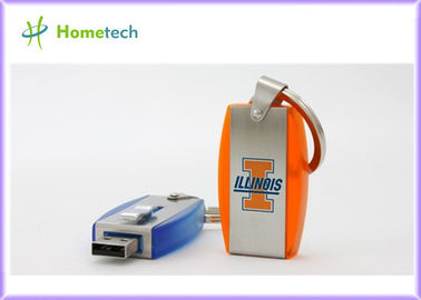 Orijinal Chip ile 8GB / 16GB Promosyon Plastik USB Flash Sürücü Anahtarlık 3D Pendrive