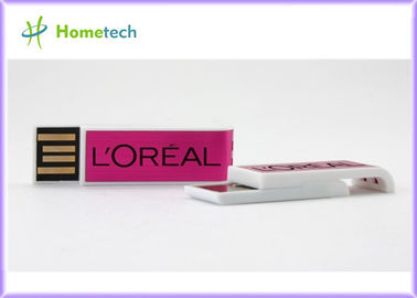 Plastik USB Flash sürücü USB sopa ile Logo ipek - ekran şekilleri