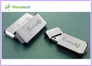 Metal Thumb sürücüler - Anahtarlık Tedarikçiler ile Çin Gümüş Metal başparmak USB Kalem