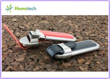 OEM deri USB Flash Disk 32 GB 128MB / iş hediyesi deri USB kalem
