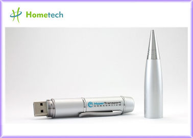 Lazer pointer ile USB kalem, özelleştirilmiş logo ile Hediye usb kalem sürücü Kalem usb flash sürücü