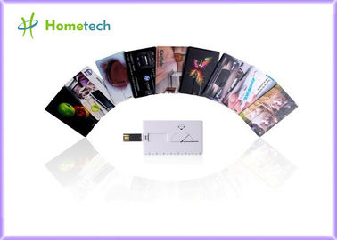 Promosyon Hediye için Basılı Dikdörtgen Slim Kredi Kartı USB Depolama Aygıtı