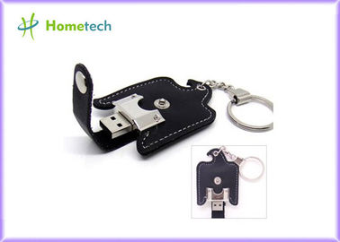 Anahtarlık 8GB USB 2.0 Siyah Deri USB Flash Disk Memory Stick