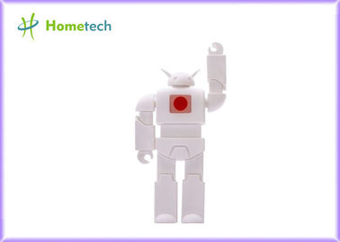 Robot beyaz çizgi film USB birden parlamak götürmek, Memory Stick flaş sürücü