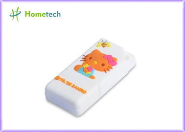PVC 2D Dikdörtgen Karikatür USB Flash Sürücü, Pen Drive Hafıza Kartı