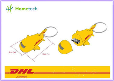 Boys 4GB / 8GB için uçak şekli Karikatür Özelleştirilmiş USB Flash Sürücü Yumuşak Kauçuk