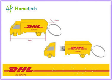 Yüksek Hızlı USB bellek 4GB / 8GB Karikatür DHL Kamyon Özelleştirilmiş USB Flash Sürücü