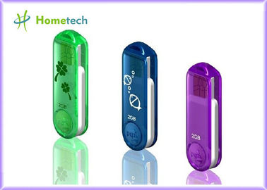 Şeffaf plastik Twist USB çubukları yüksek hız ile kişiselleştirilmiş