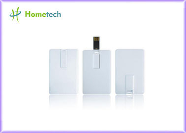 Özel Beyaz Renkli Kart Kredi Kartı USB Depolama Aygıtı 8GB 16GB 32GB Yüksek Hızlı