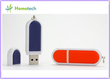 Sınıf Bir çip ile MAVİ / PORTAKAL Plastik USB Flash Sürücü 2.0 USB Bellek