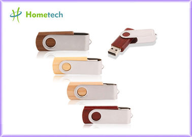 Büküm Ahşap USB Flash Sürücü Kişiselleştirilmiş LOGO Döner 4 GB 8 GB 16 GB 32G Memory Stick