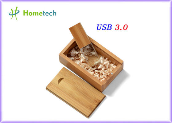 Kristal Ahşap Usb Flash Sürücü 4gb 8gb 16gb 32gb 64gb 20MB/S Logo Özelleştirilmiş