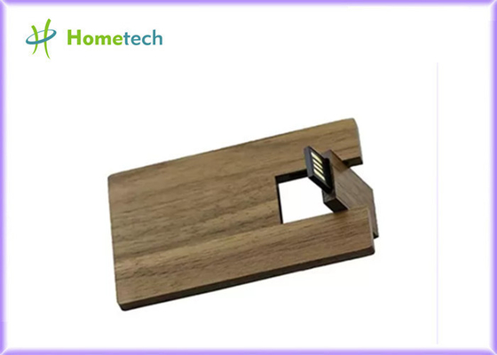 Ceviz Ahşap Kart USB 2.0 Flash Sürücü Memory Stick