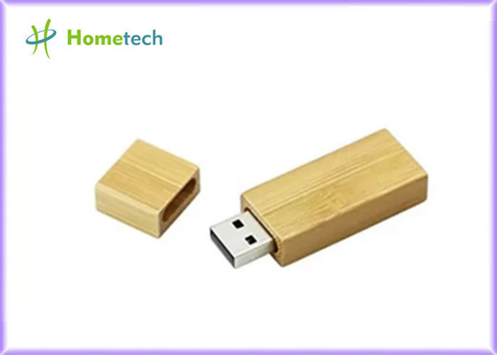 Laster Basık 32GB 64GB Ahşap USB Flash Sürücü