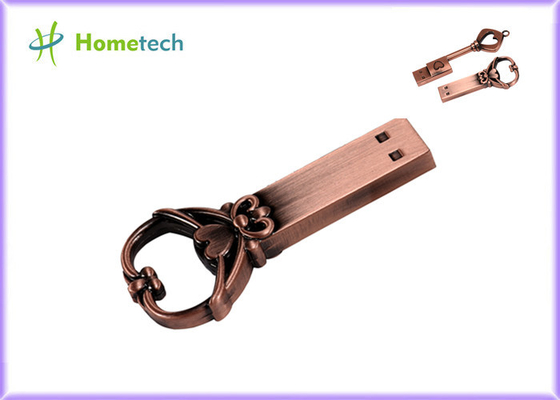 Metal Aşk Düğüm Anahtar Şekli 16GB USB 2.0 metal anahtar şekli usb flash sürücü usb flash anahtar flash-key