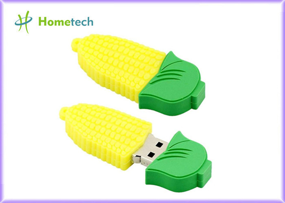 Cartoon Corn PVC Özelleştirilmiş USB Flash Sürücü 2.0 3.0 2GB 4GB 8GB 16GB 32GB 64GB