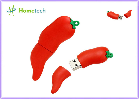 Biber Biber Promosyon Hediye için PVC 32GB USB Kalem Sürücü Şekilli